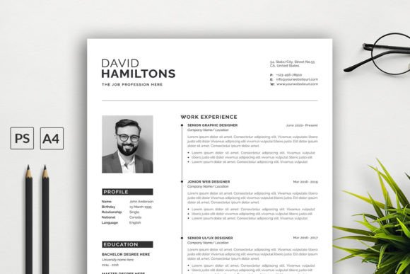 Download Minimalist Resume Template - Resume template Collection