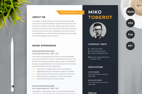 Download Minimal Resume / CV Template - Premium Resources