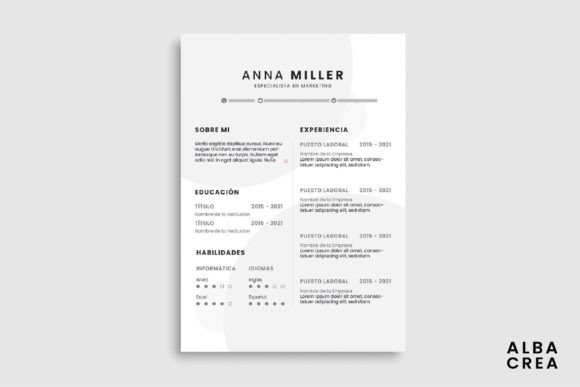 Download Minimalist Resume Template Illustrator - Resume template Collection