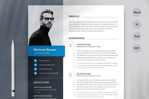 Download Professional Resume / CV Template - Premium Resources